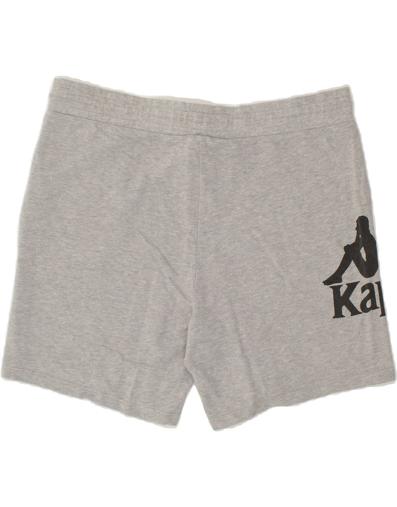 KAPPA Mens Graphic Sport Shorts XL Grey Cotton | Vintage Kappa | Thrift | Second-Hand Kappa | Used Clothing | Messina Hembry 