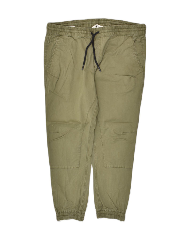 JACK & JONES Womens Anti Fit Joggers Chino Trousers W38 L27 Khaki | Vintage Jack & Jones | Thrift | Second-Hand Jack & Jones | Used Clothing | Messina Hembry 