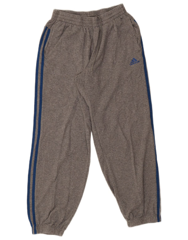Adidas Mens Tracksuit Trousers Joggers Medium   Grey Flecked Cotton