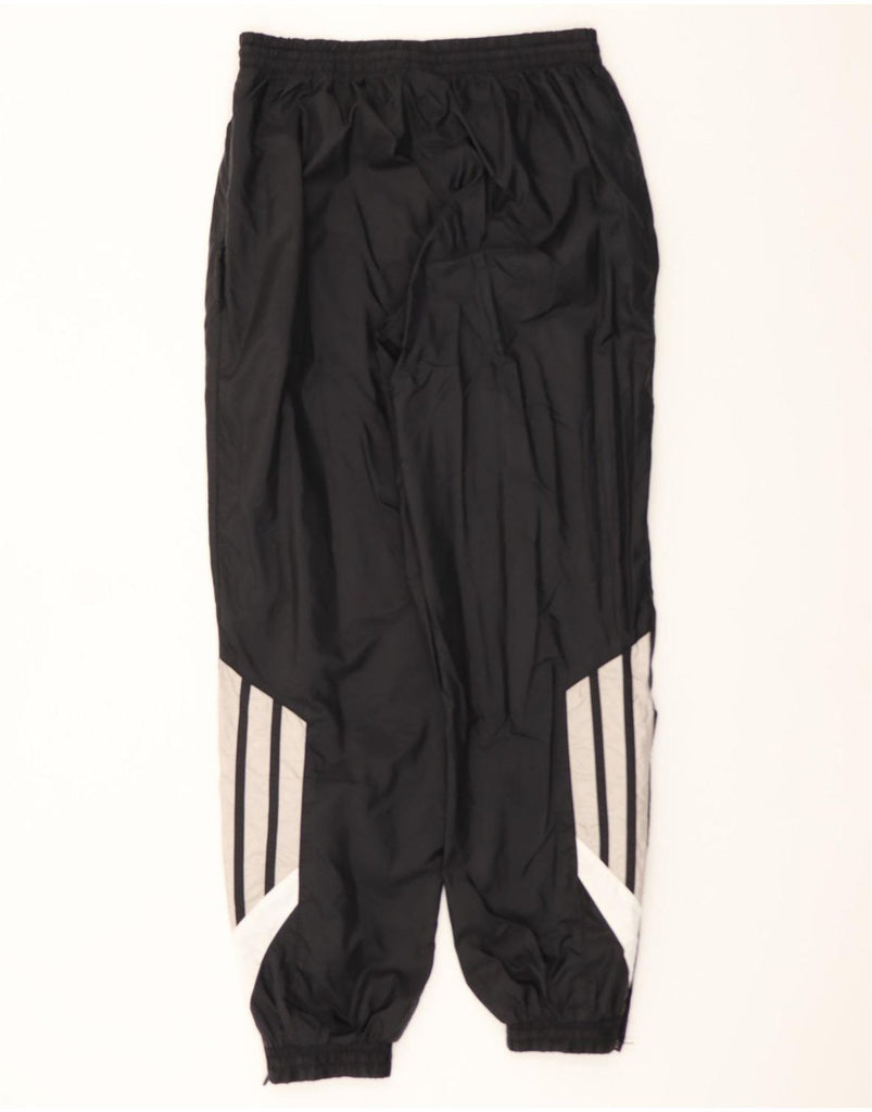 ADIDAS Mens Tracksuit Trousers Joggers UK 38/40 Medium Black Nylon Vintage Adidas and Second-Hand Adidas from Messina Hembry 