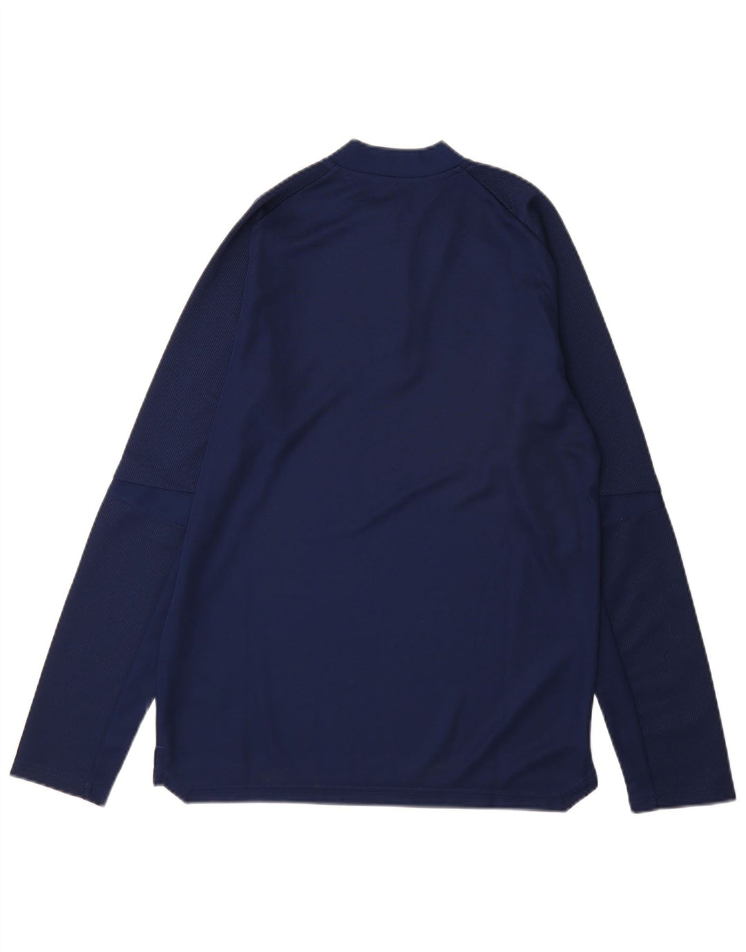 Adidas Boys Aeroready Zip Neck Pullover Tracksuit Top 13-14 Years Navy Blue