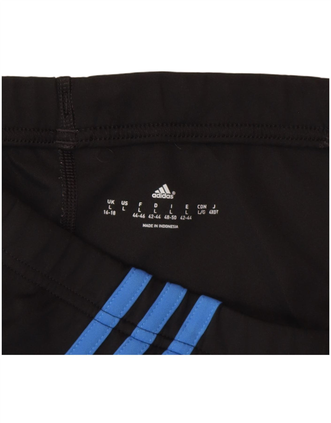 Adidas Womens Capri Leggings UK 16/18 Large  Black Polyester
