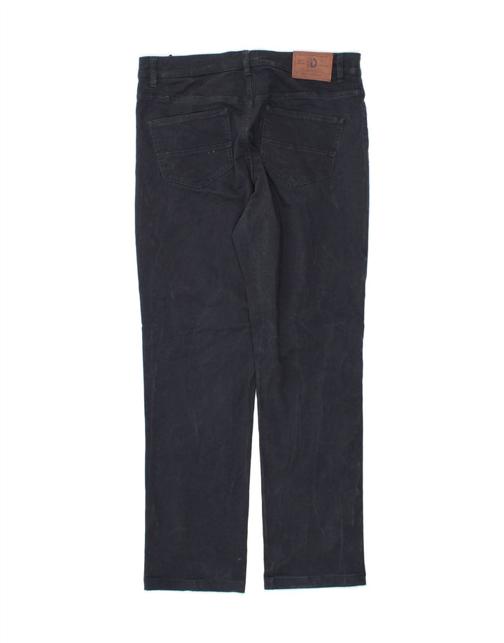 DACK'S Mens Regular Fit Casual Trousers IT 52 2XL W38 L31 Navy Blue Vintage Dack's and Second-Hand Dack's from Messina Hembry 