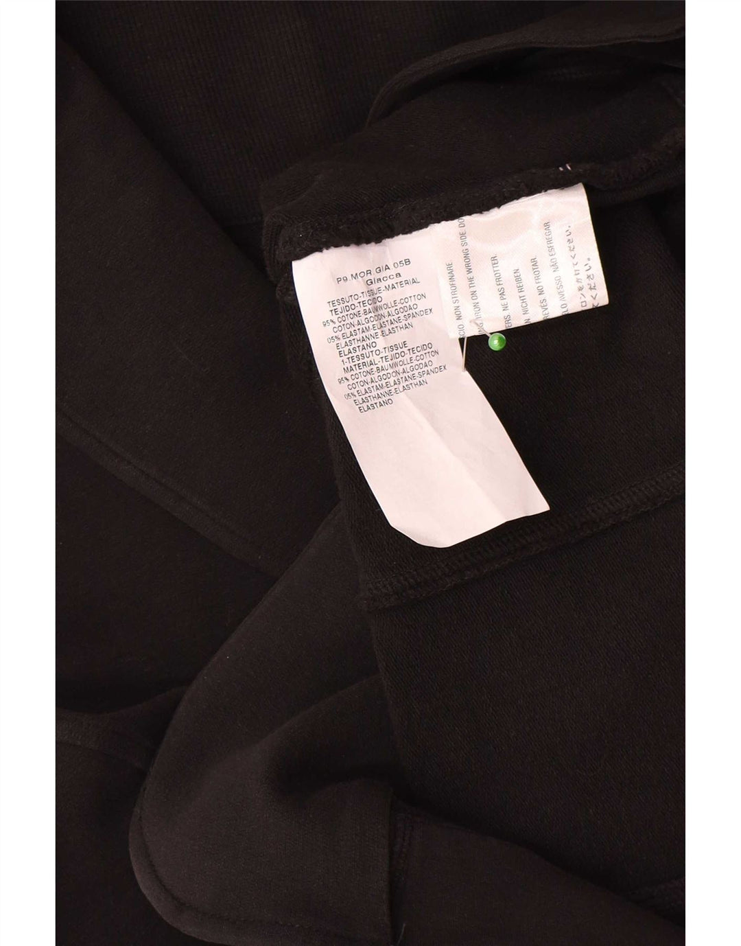 Vintage Womens 2 Button Blazer Jacket UK 12 Medium Black Cotton