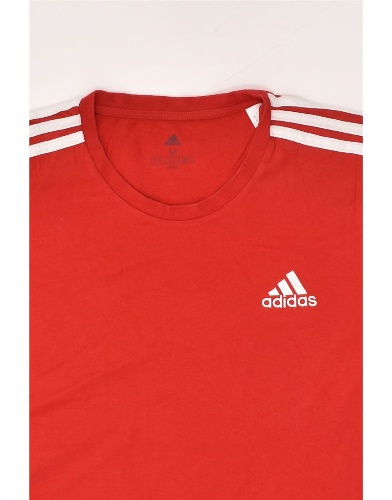 ADIDAS Mens T-Shirt Top Medium Red Cotton | Vintage Adidas | Thrift | Second-Hand Adidas | Used Clothing | Messina Hembry 