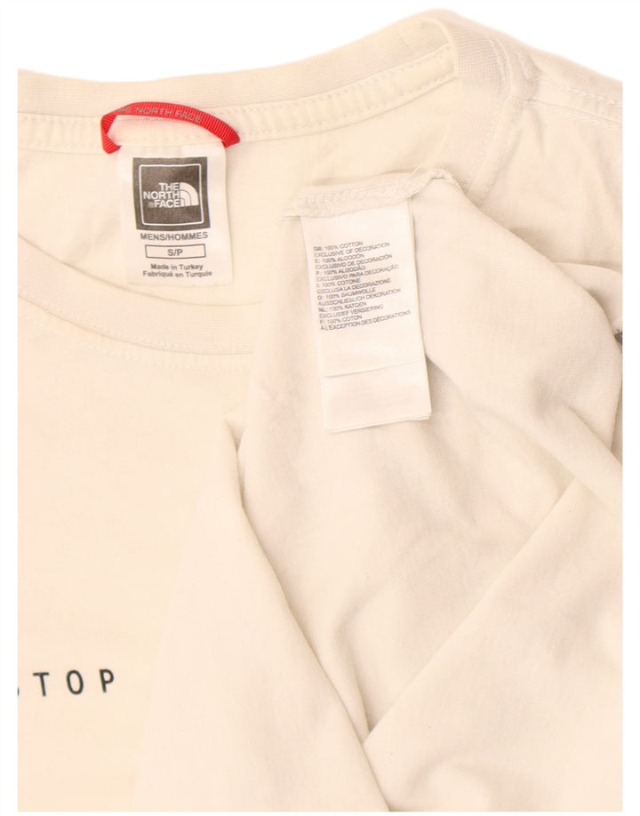 The North Face Mens Graphic T-Shirt Top Small White Cotton
