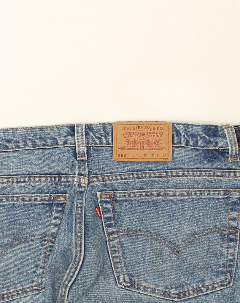 LEVI'S Mens 550 Straight Jeans W38 L30 Blue | Vintage Levi's | Thrift | Second-Hand Levi's | Used Clothing | Messina Hembry 