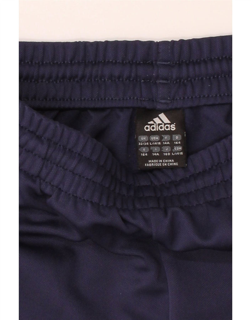 ADIDAS Boys FC Bayern Munchen Tracksuit Trousers 13-14 Years  Navy Blue Vintage Adidas and Second-Hand Adidas from Messina Hembry 