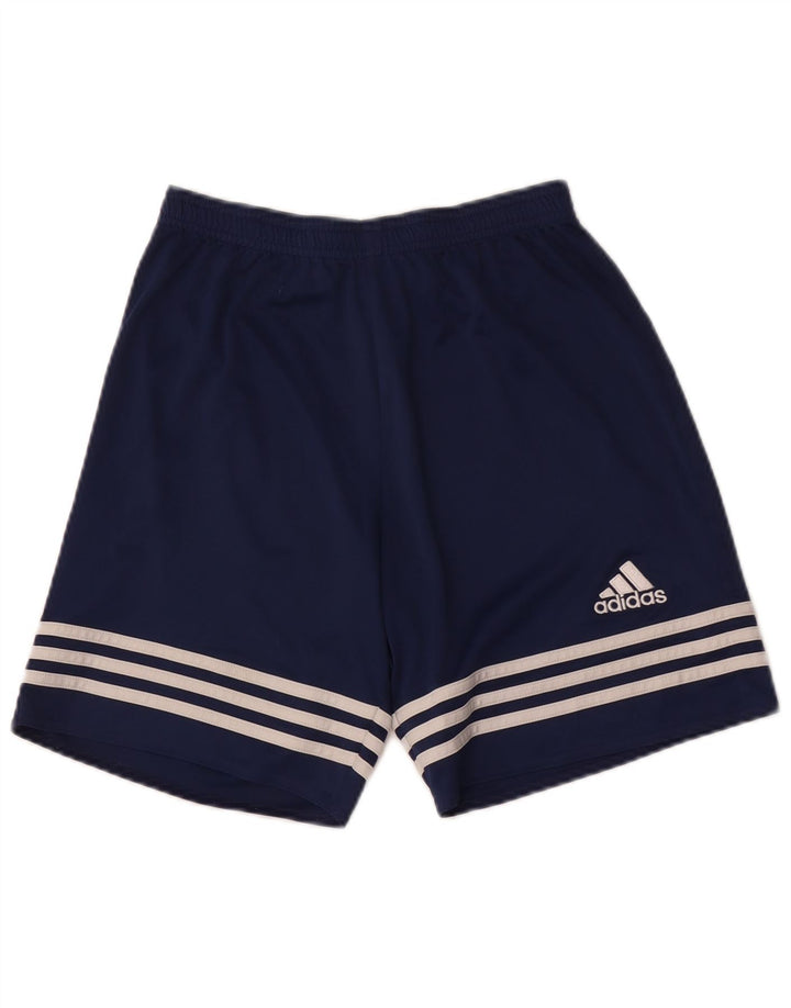 Adidas Mens Sport Shorts Small  Navy Blue Polyester