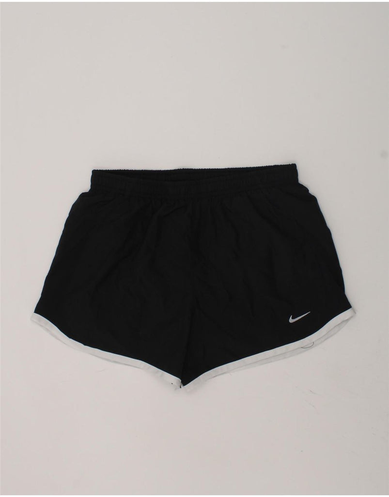 NIKE Boys Sport Shorts 8-9 Years Medium  Black Polyester | Vintage Nike | Thrift | Second-Hand Nike | Used Clothing | Messina Hembry 