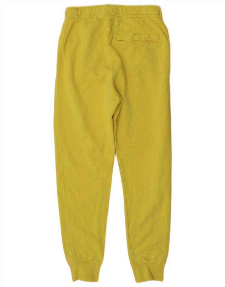Nike Mens Tracksuit Trousers Joggers Small  Yellow Cotton