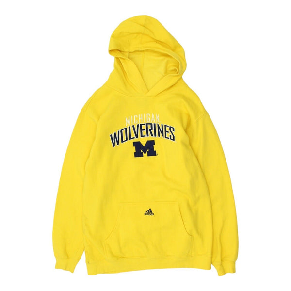 Michigan Wolverines Adidas Kids Yellow Pullover Hoodie College Sportswear Boys Vintage Second Hand Clothing Online Messina Hembry