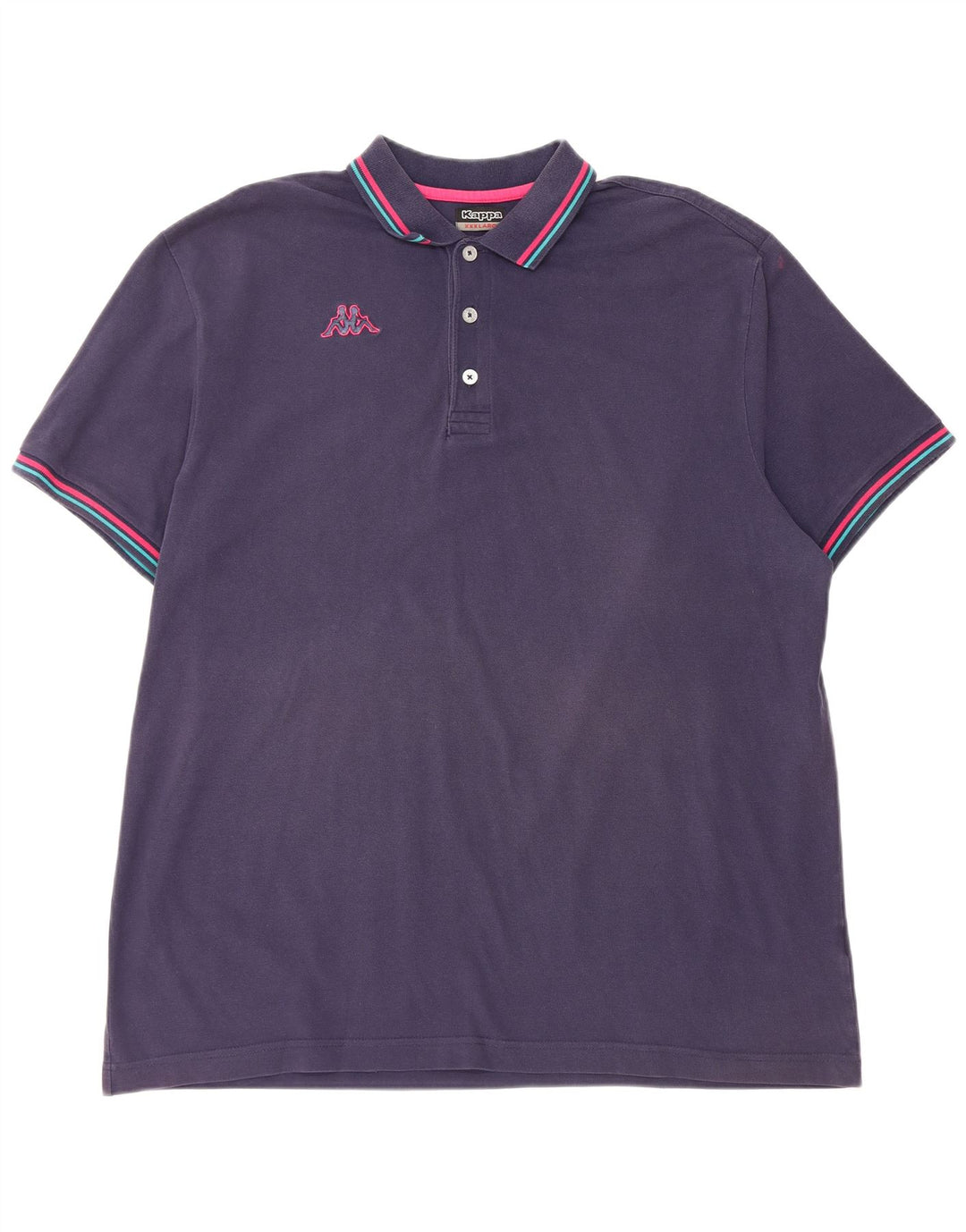 Kappa Mens Polo Shirt 3XL Navy Blue