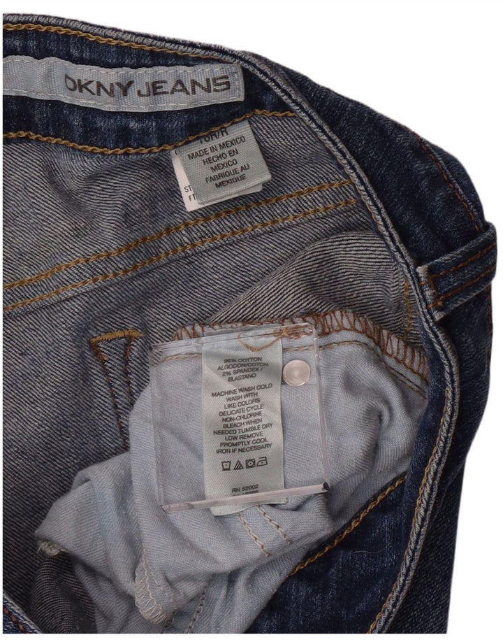 Dkny Womens Bootcut Jeans US 16 2XL W35 L32 Blue Cotton