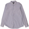 Hugo Boss Mens Regular Fit Shirt Size 42 16 1/2 Large Blue Cotton