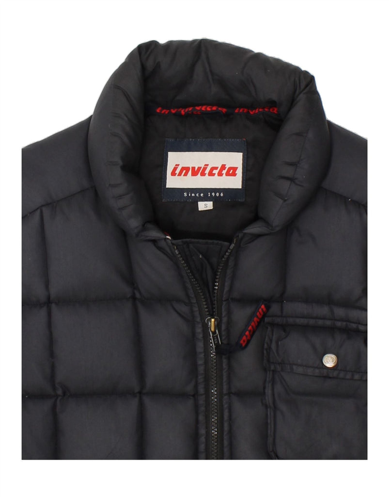 INVICTA Mens Padded Gilet UK 36 Small Navy Blue Vintage Invicta and Second-Hand Invicta from Messina Hembry 