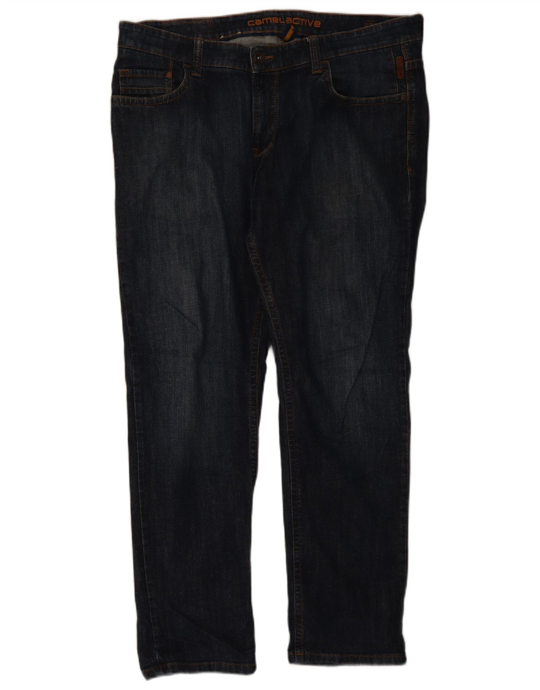 Camel Active Mens Hudson Straight Jeans W40 L32 Blue Cotton