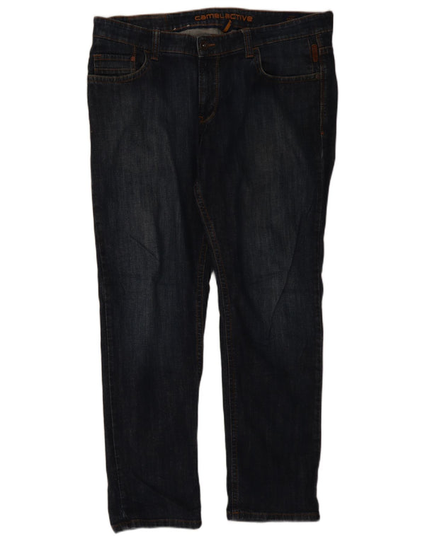 Camel Active Mens Hudson Straight Jeans W40 L32 Blue Cotton