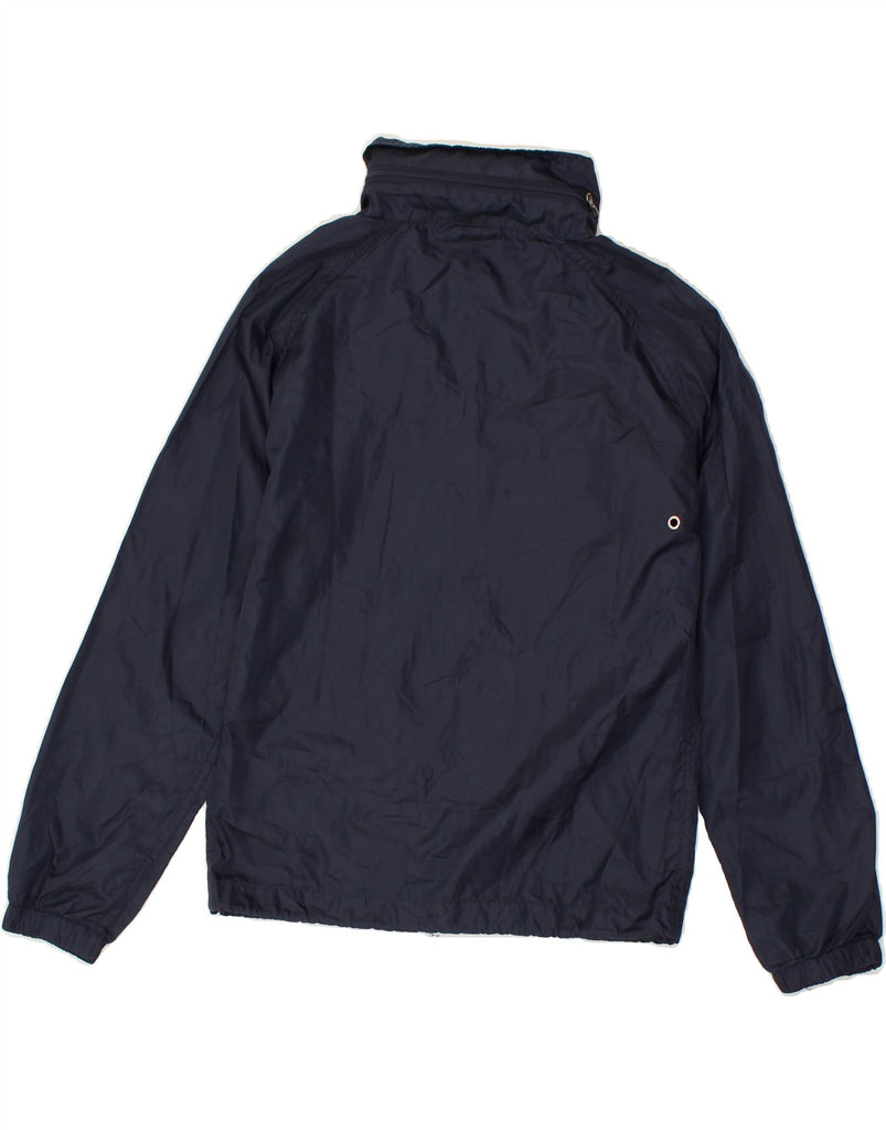 UMBRO Boys Hooded Rain Jacket 11-12 Years 3XS Navy Blue Polyester | Vintage Umbro | Thrift | Second-Hand Umbro | Used Clothing | Messina Hembry 