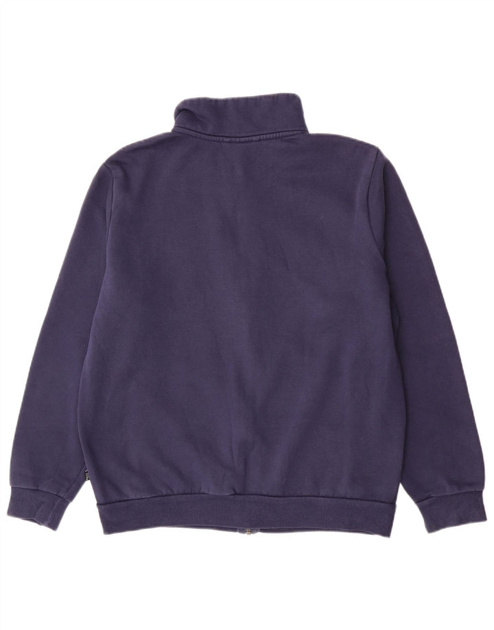 Puma Mens Tracksuit Top Jacket Medium Navy Blue Cotton