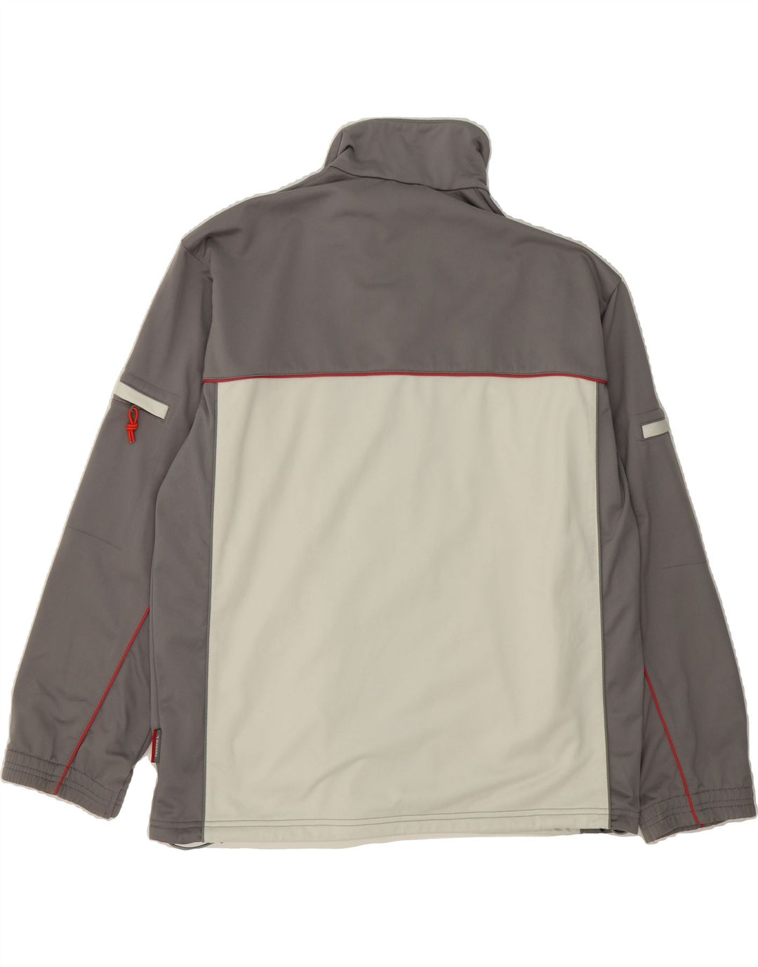 DIADORA Mens Tracksuit Top Jacket UK 44 XL Grey Colourblock Polyamide Vintage Diadora and Second-Hand Diadora from Messina Hembry 