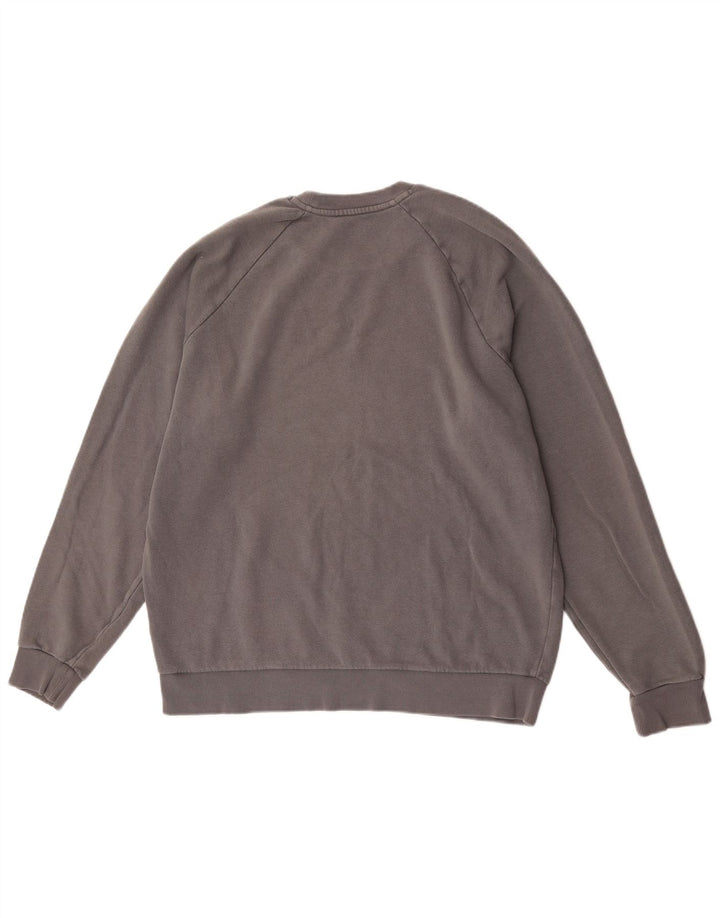 Under Armour Mens Sweatshirt Jumper Large Grey Cotton