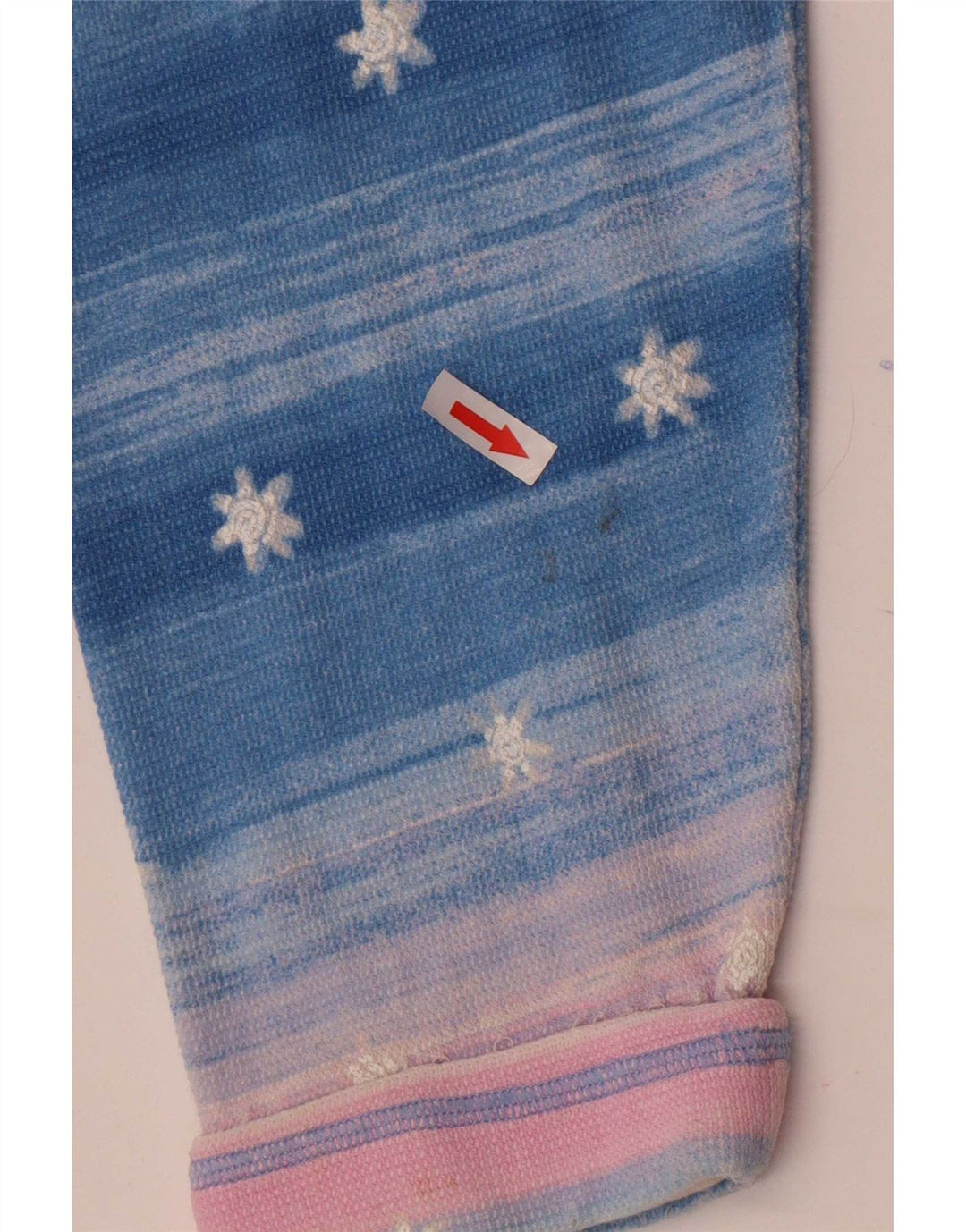 Vintage Womens Abstract Pattern Shirt Blouse UK 16 Large Blue Striped