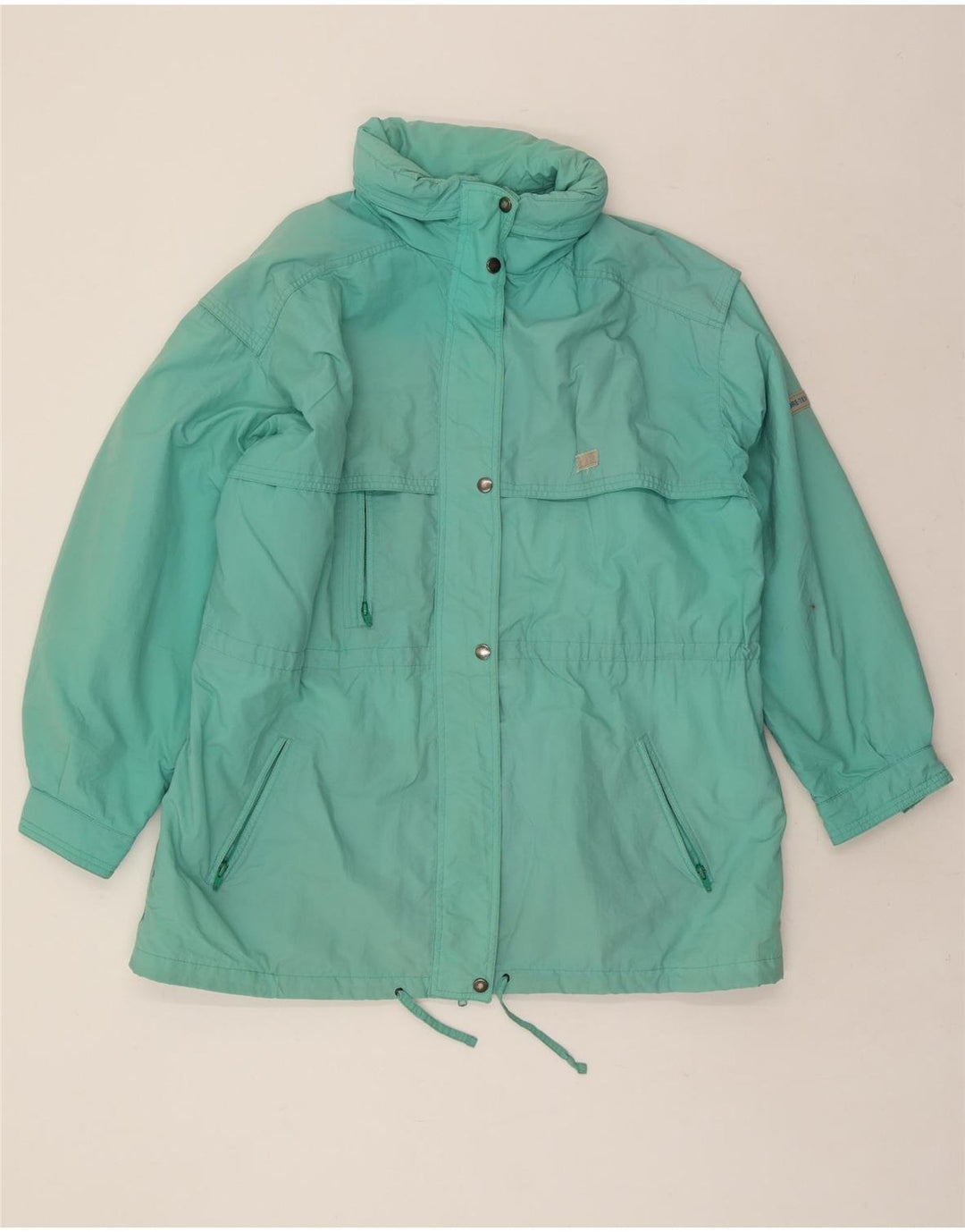 SAN FELICE Womens Windbreaker Jacket US 18 2XL Turquoise Polyamide Vintage San Felice and Second-Hand San Felice from Messina Hembry 