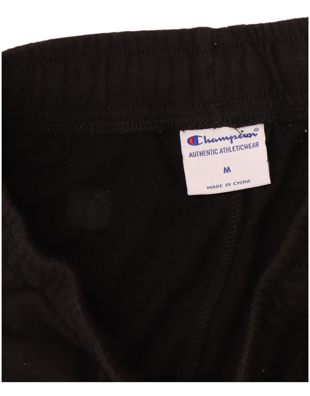 CHAMPION Womens Sport Shorts UK 14 Medium  Black Cotton