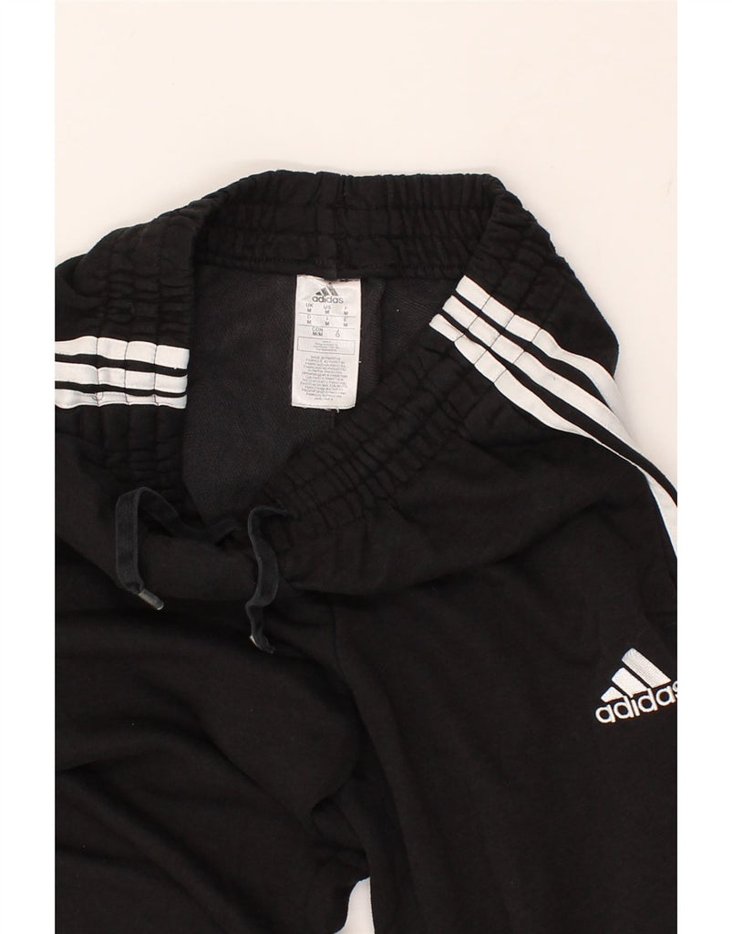 ADIDAS Mens Tracksuit Trousers Joggers Medium Black Cotton | Vintage Adidas | Thrift | Second-Hand Adidas | Used Clothing | Messina Hembry 