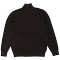 Autograph  Mens Zip Neck Jumper Sweater Large Black Merino Wool