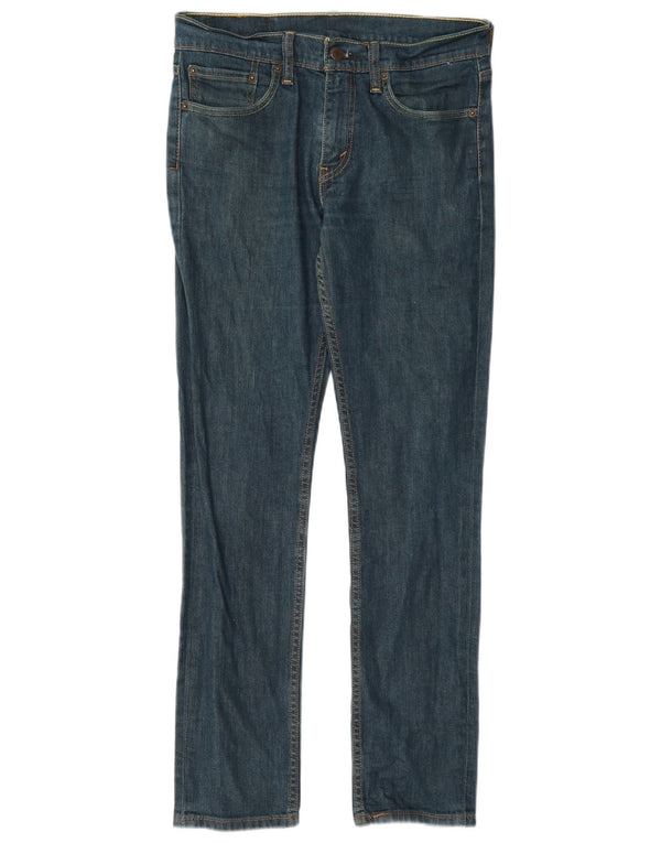 Levi's Mens 511 Slim Jeans W31 L32 Blue Cotton