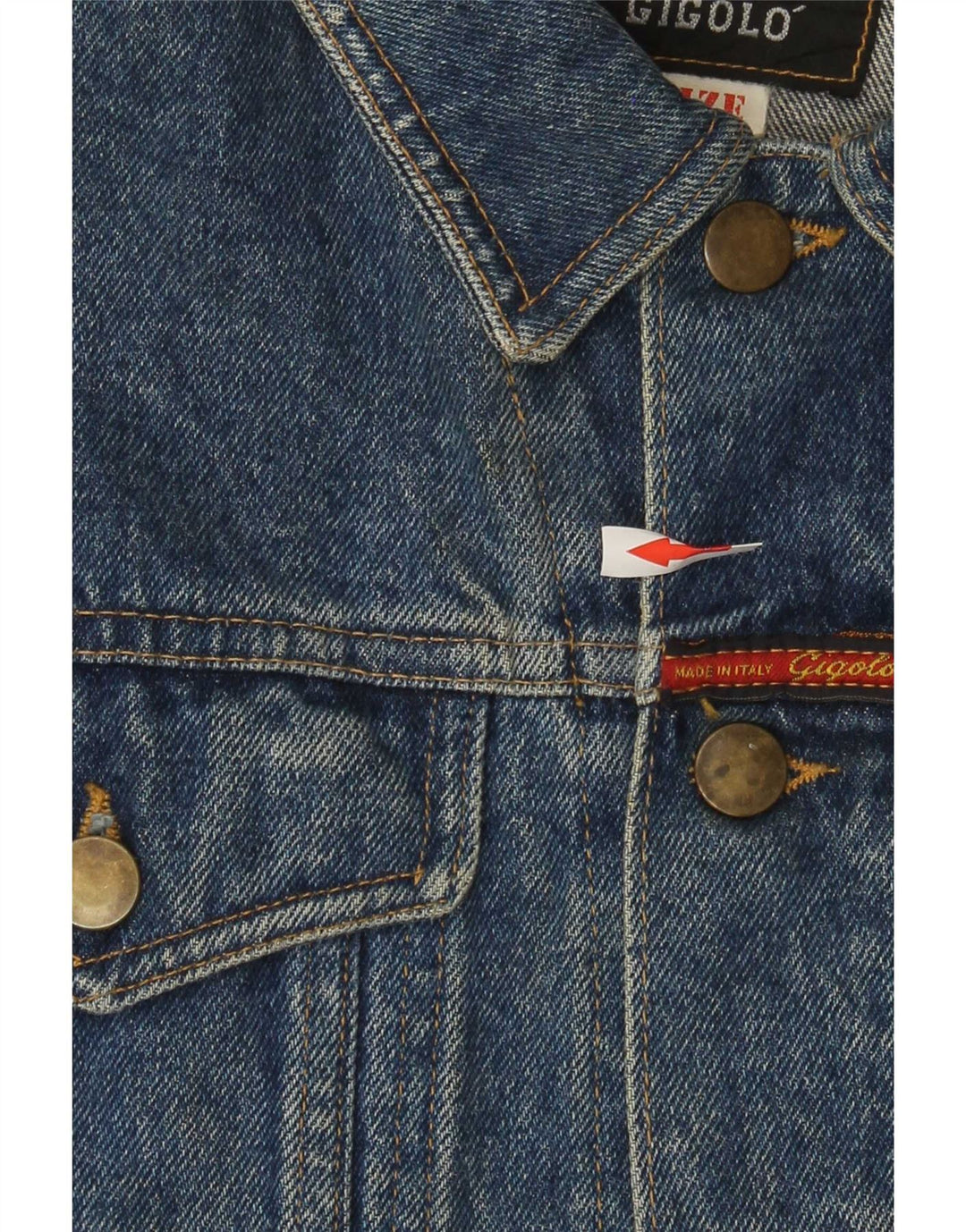 Vintage Womens Denim Jacket UK 14 Medium Blue Cotton