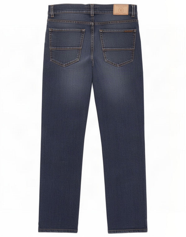 Trussardi Womens Straight Jeans W34 L28 Blue