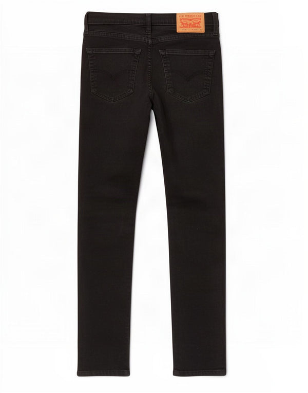 Levi's Mens 512 Slim Tapered Jeans W28 L32 Black Cotton
