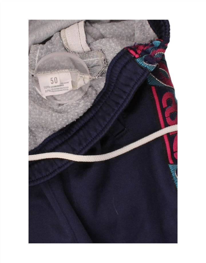 ASICS Mens Graphic Tracksuit Trousers IT 50 Medium  Navy Blue Polyamide Vintage Asics and Second-Hand Asics from Messina Hembry 
