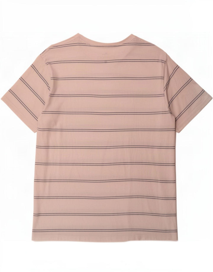 Rip Curl Mens Standard Fit T-Shirt Top Large White Striped