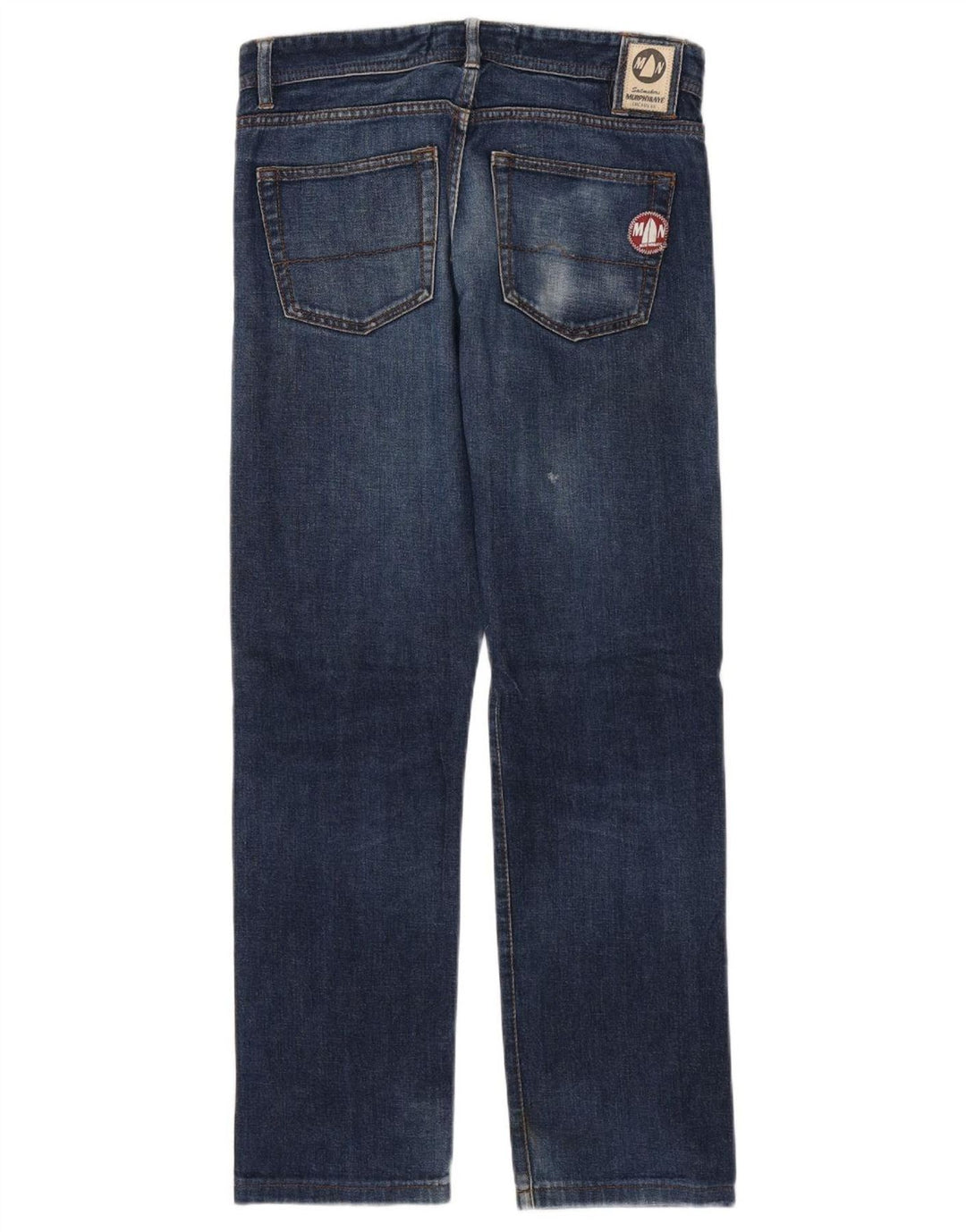 MURPHY & NYE Mens Sailmakers Custom Fit Straight Jeans W30 L30 Blue Cotton
