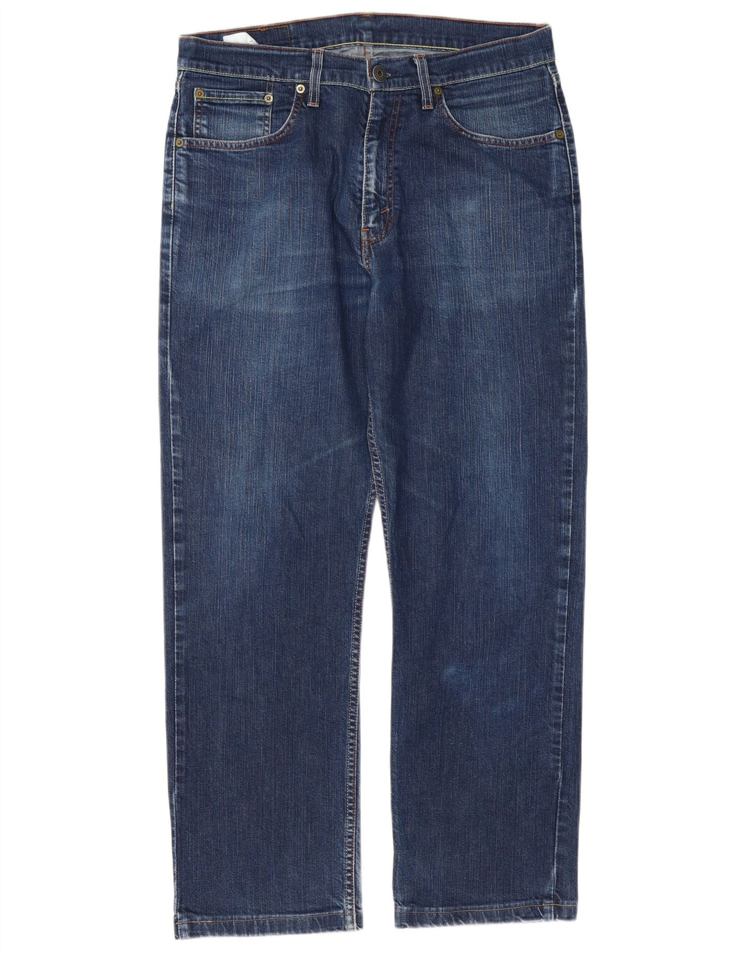 Levi's Mens 751 Straight Jeans W34 L29 Blue Cotton