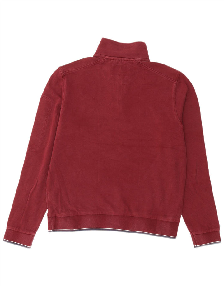 Marks & Spencer Mens Blue Harbour Sweatshirt Jumper Medium Burgundy