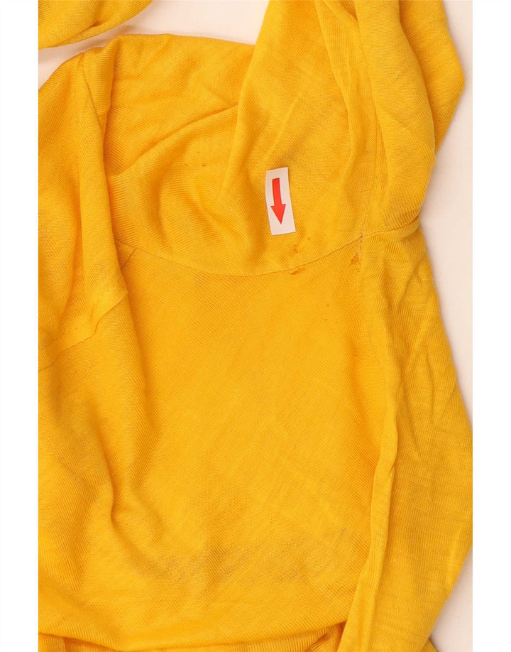 Vintage Womens Shirt UK 10 Small Yellow