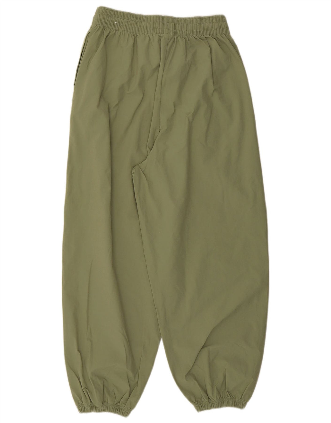 Nike Womens Graphic Tracksuit Trousers Joggers UK 12 Medium  Khaki Nylon