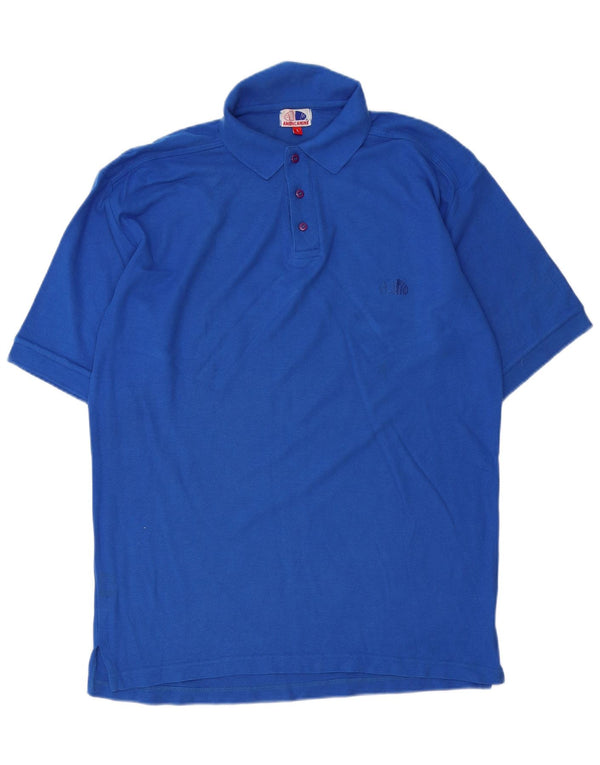 Americanino Mens Polo Shirt Large Blue Cotton