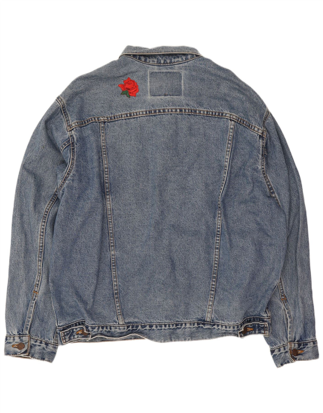 Levi's Mens Denim Jacket UK 40 Large Blue Cotton