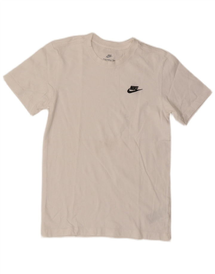 Nike Mens T-Shirt Top XS White Cotton