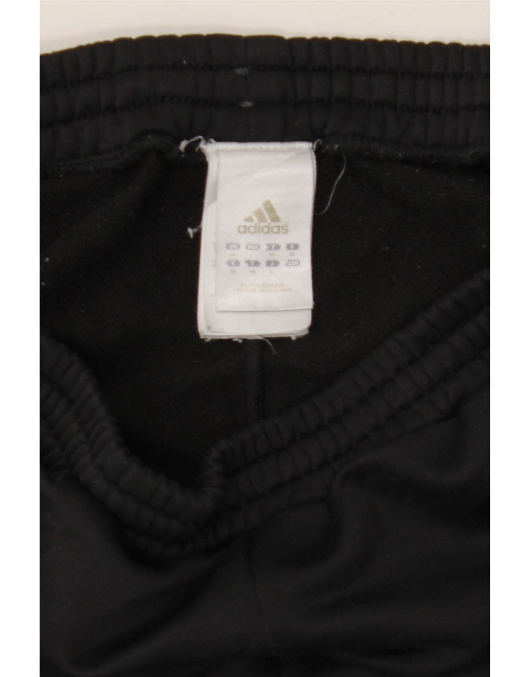 ADIDAS Womens Tracksuit Trousers UK 12 Medium Black Polyester