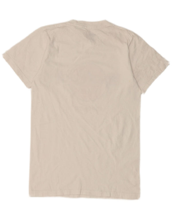 Hard Rock Cafe Mens Firenze Graphic T-Shirt Top XS White Cotton