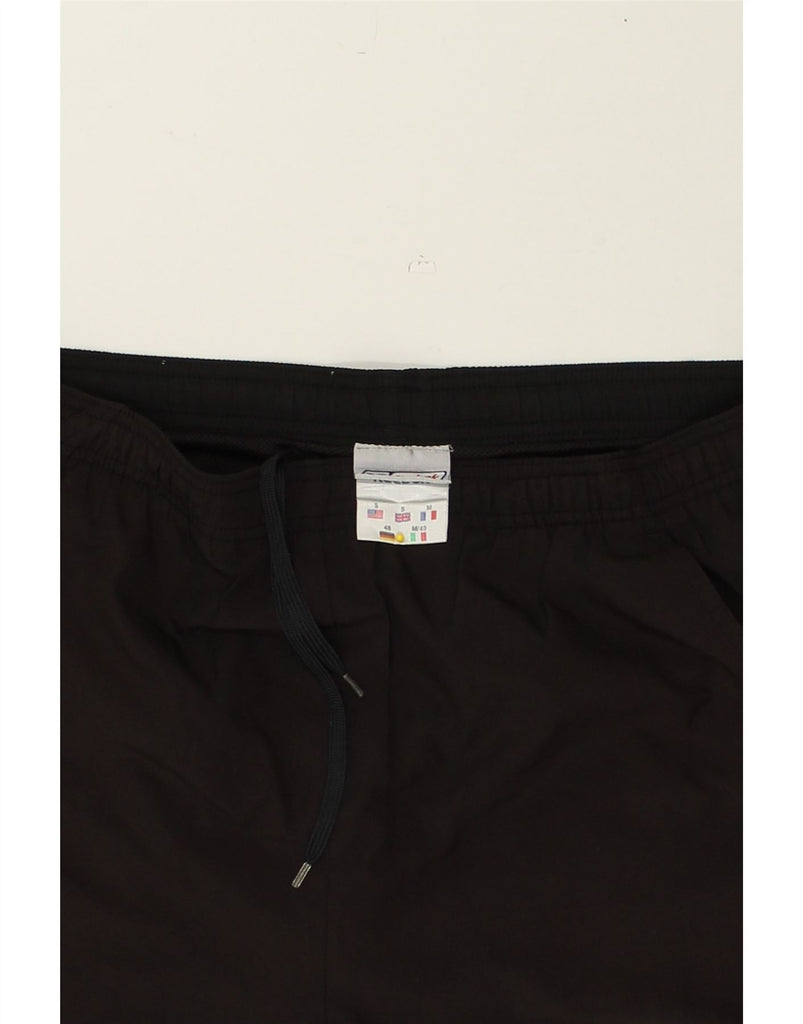 REEBOK Mens Sport Shorts Small Black Polyester | Vintage Reebok | Thrift | Second-Hand Reebok | Used Clothing | Messina Hembry 