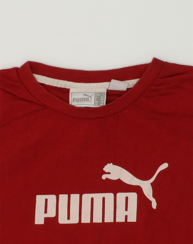 PUMA Boys Graphic T-Shirt Top 9-10 Years Red Cotton | Vintage Puma | Thrift | Second-Hand Puma | Used Clothing | Messina Hembry 