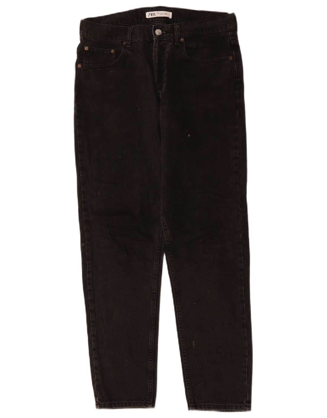 Zara Mens Slim Jeans EU 40 Medium W31 L30 Black